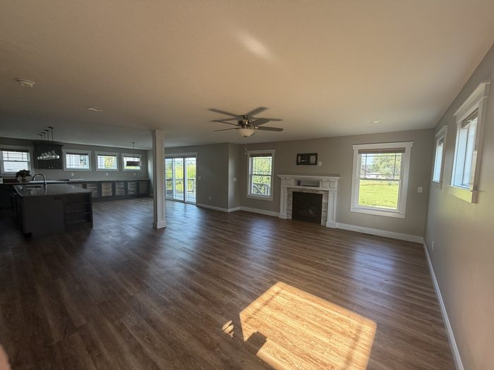 Residential living room interior cleaned by Blues Cleaners, Quad Cities Residential living room interior cleaned by Blues Cleaners, Quad Cities